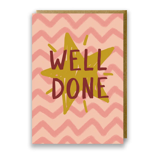 Well done star card