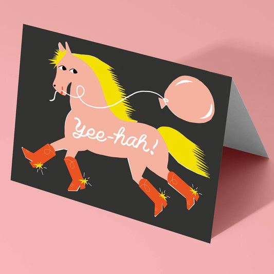 Yee-hah! birthday card