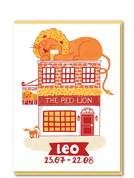 Leo pub card