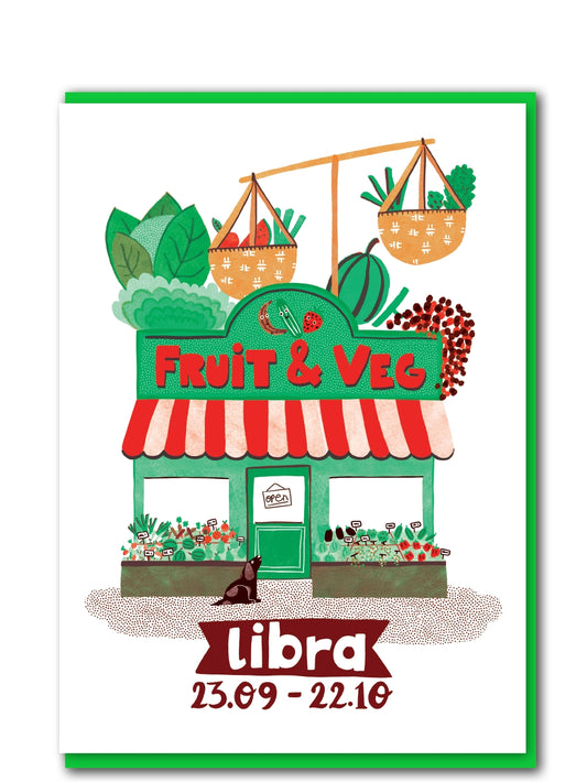 Libra fruit and veg card
