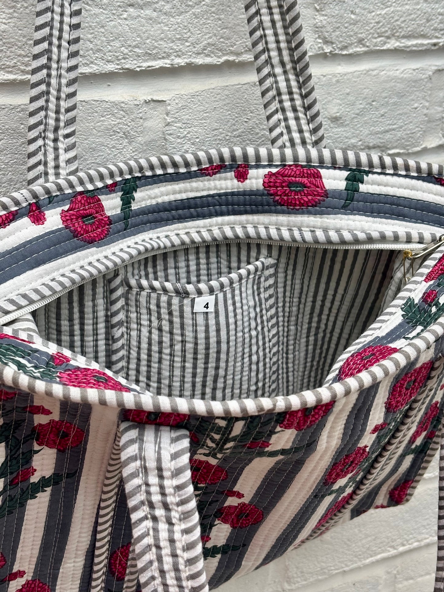 Medium cotton tote bag