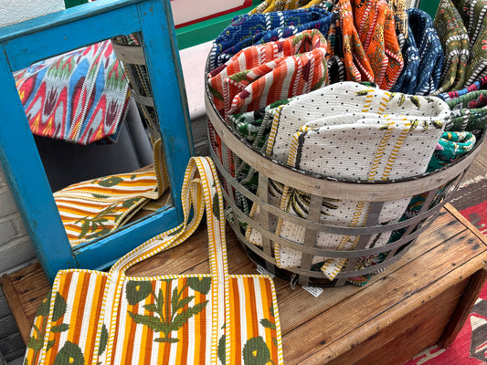 Large cotton tote bag