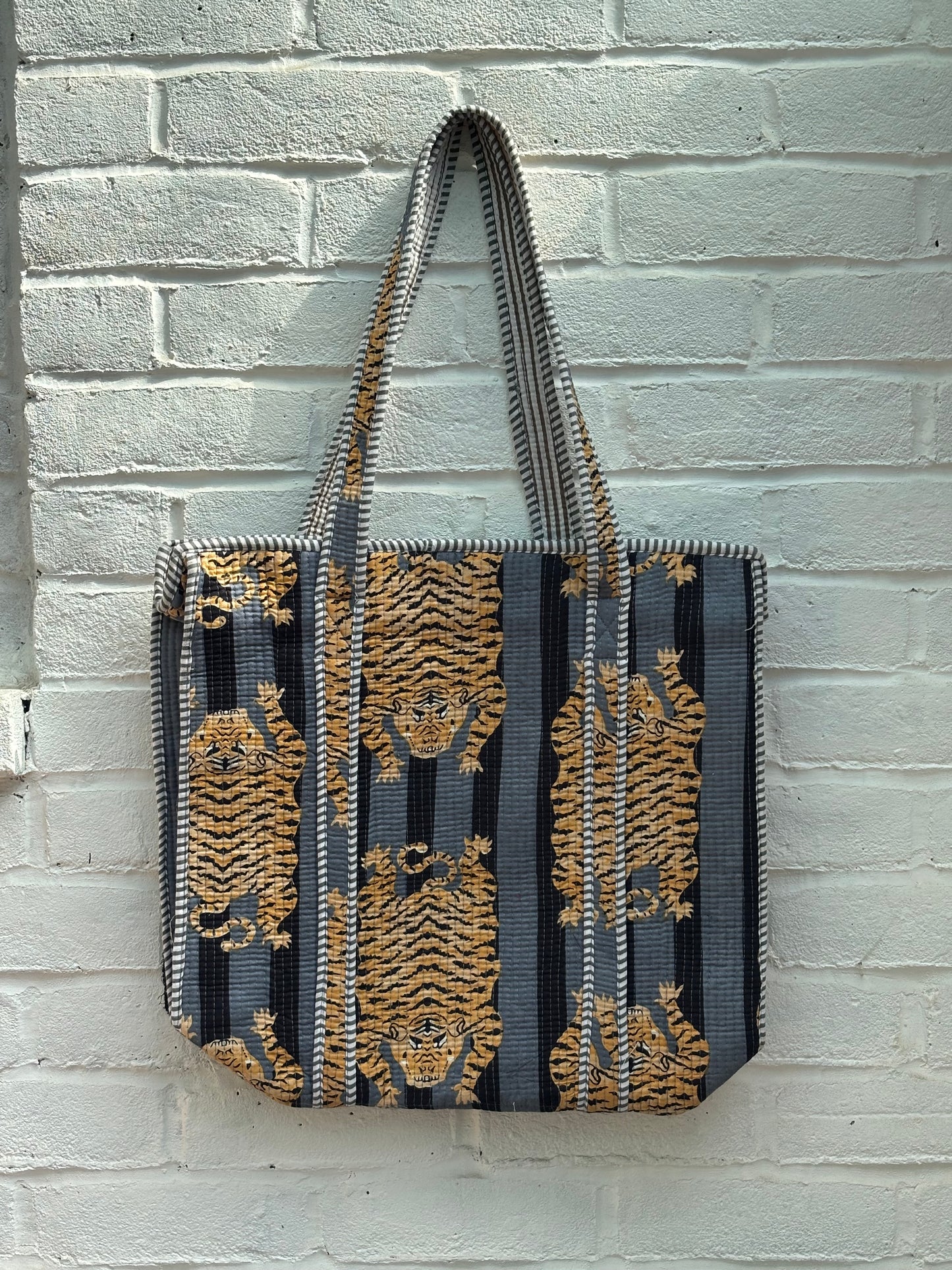 Large cotton tote bag