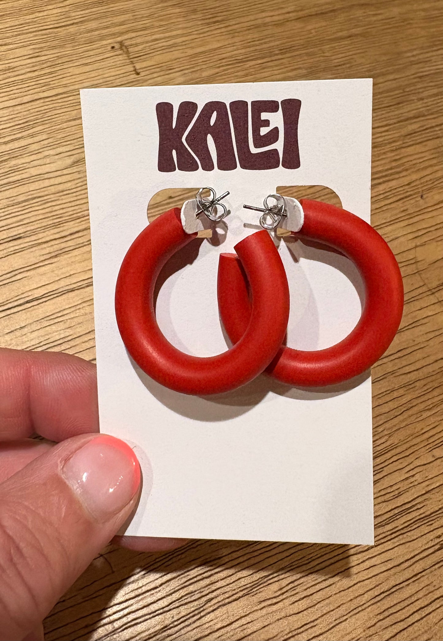 Large plain hoops - Kalei