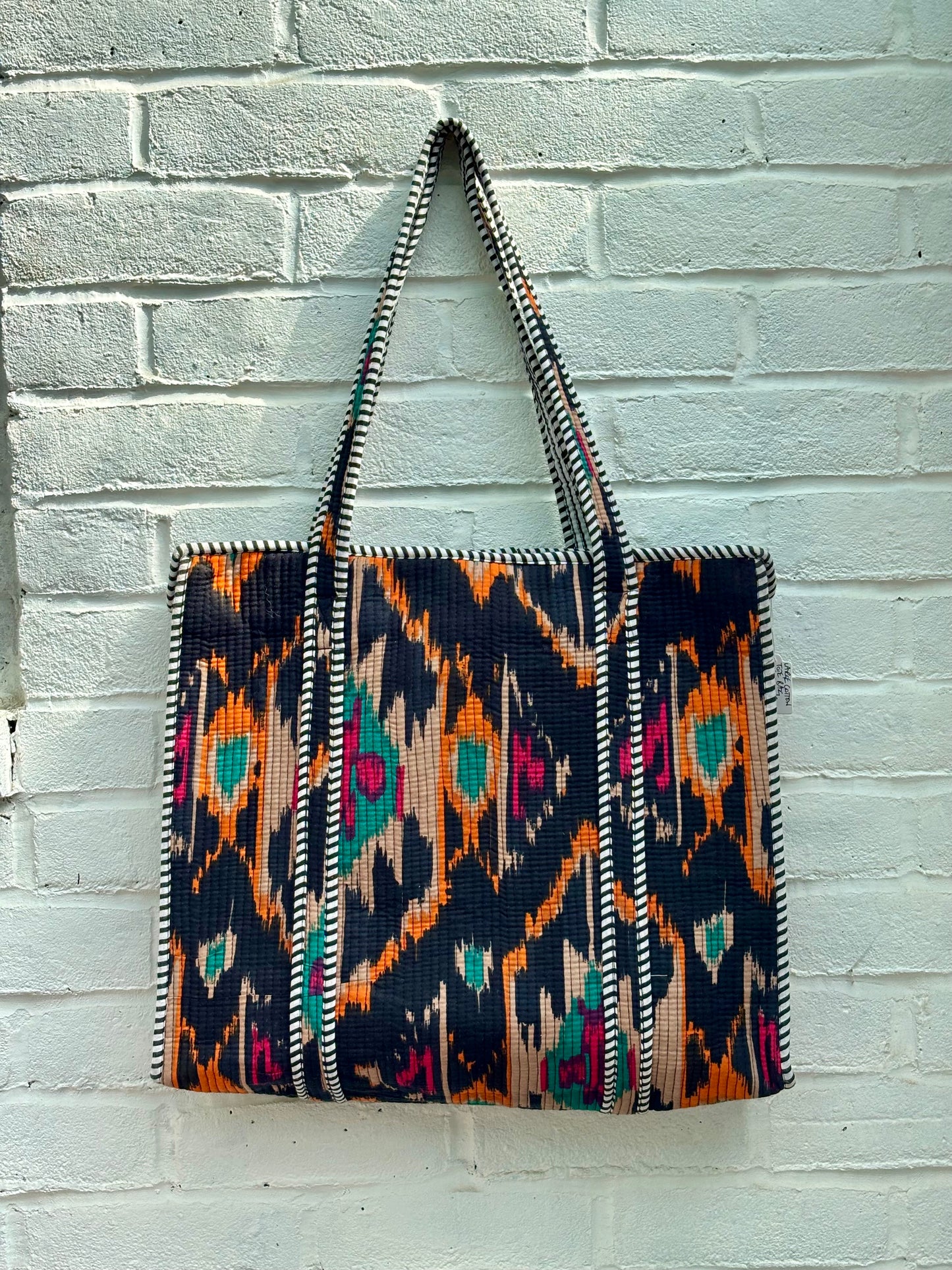 Large cotton tote bag