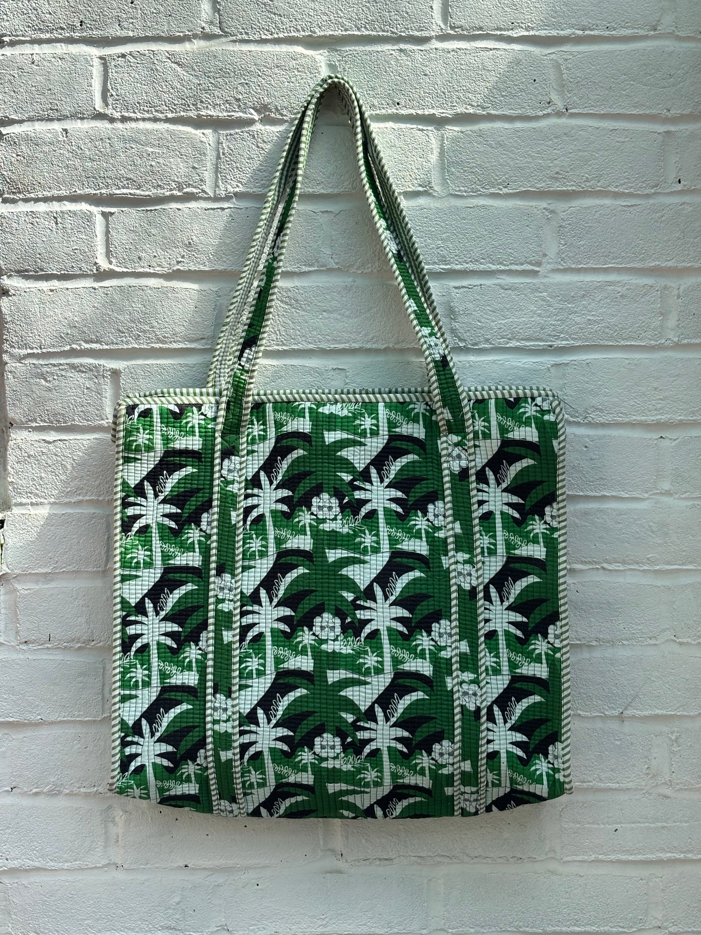 Large cotton tote bag