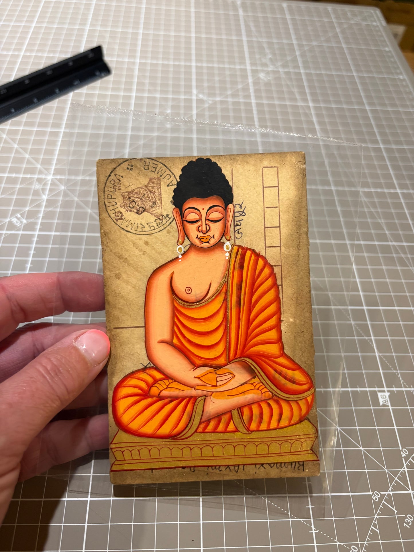 Hindu god vintage postcards