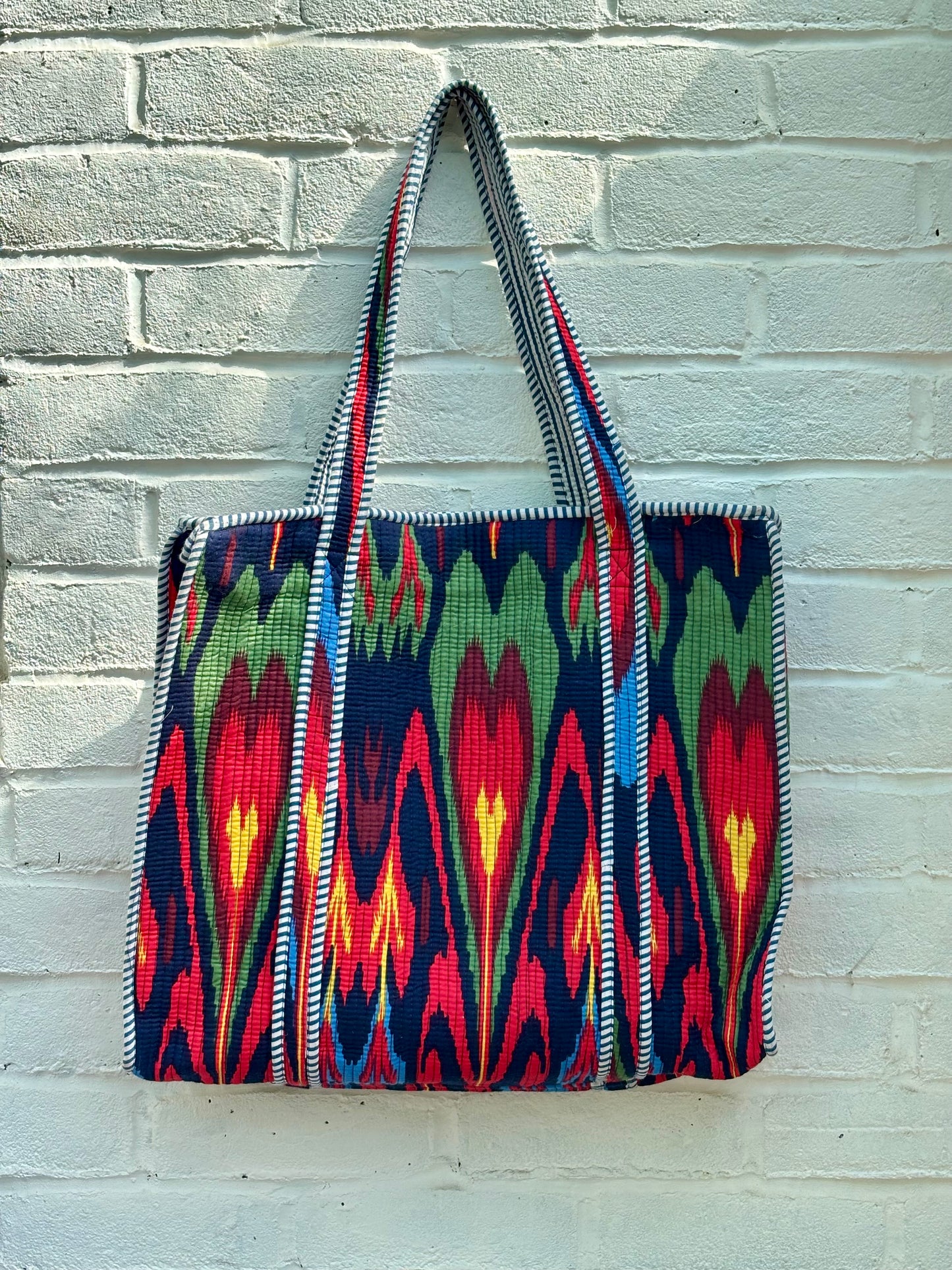 Large cotton tote bag
