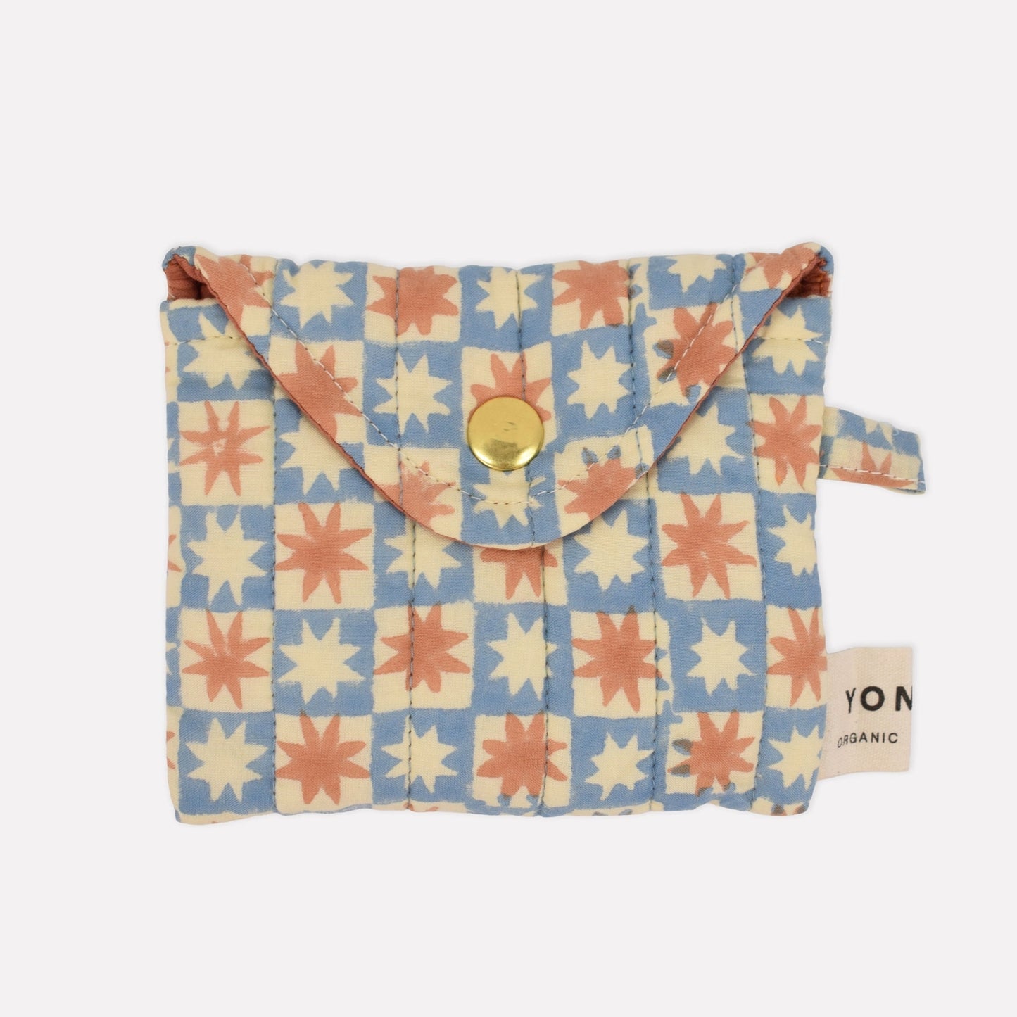 Quilted popper purse