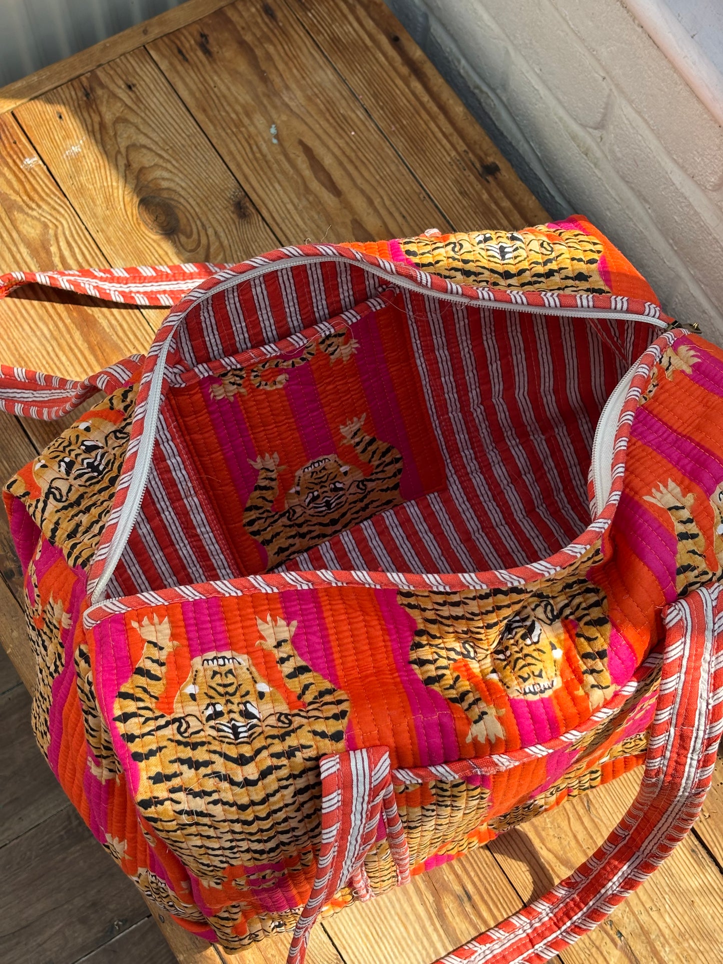 Cotton duffel bags