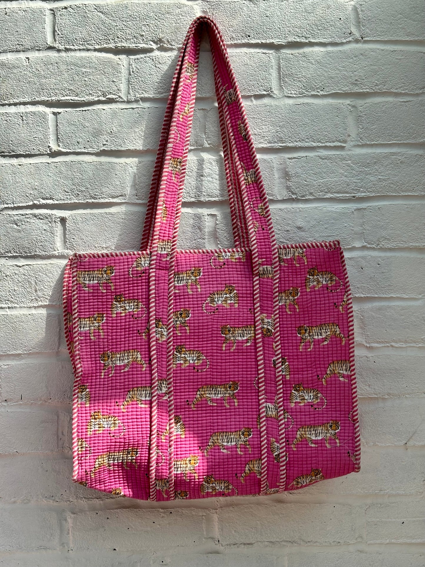 Large cotton tote bag