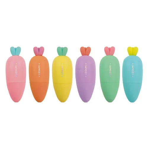 Carrate - set of 6 mini highlighters