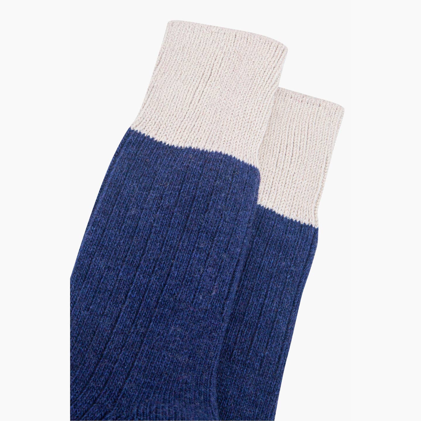 Wool colour block socks