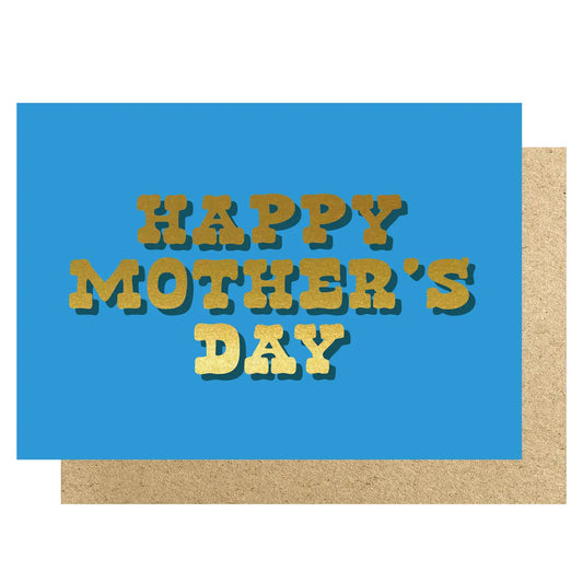 Happy Mother’s Day blue card