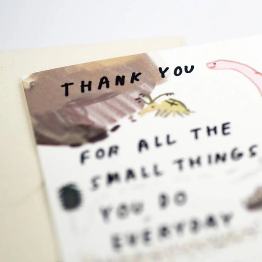 Thank you for all the small things card