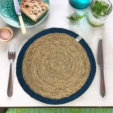 Jute tablemats - set of 6