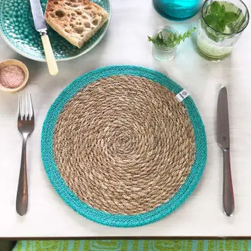 Jute tablemats - set of 6