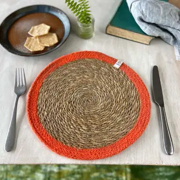 Jute tablemats - set of 6