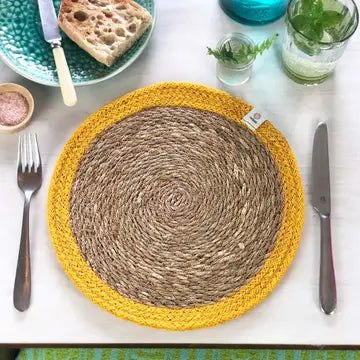 Jute tablemats - set of 6