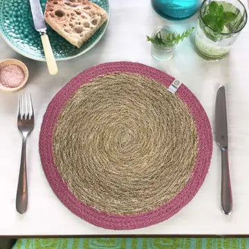Jute tablemats - set of 6