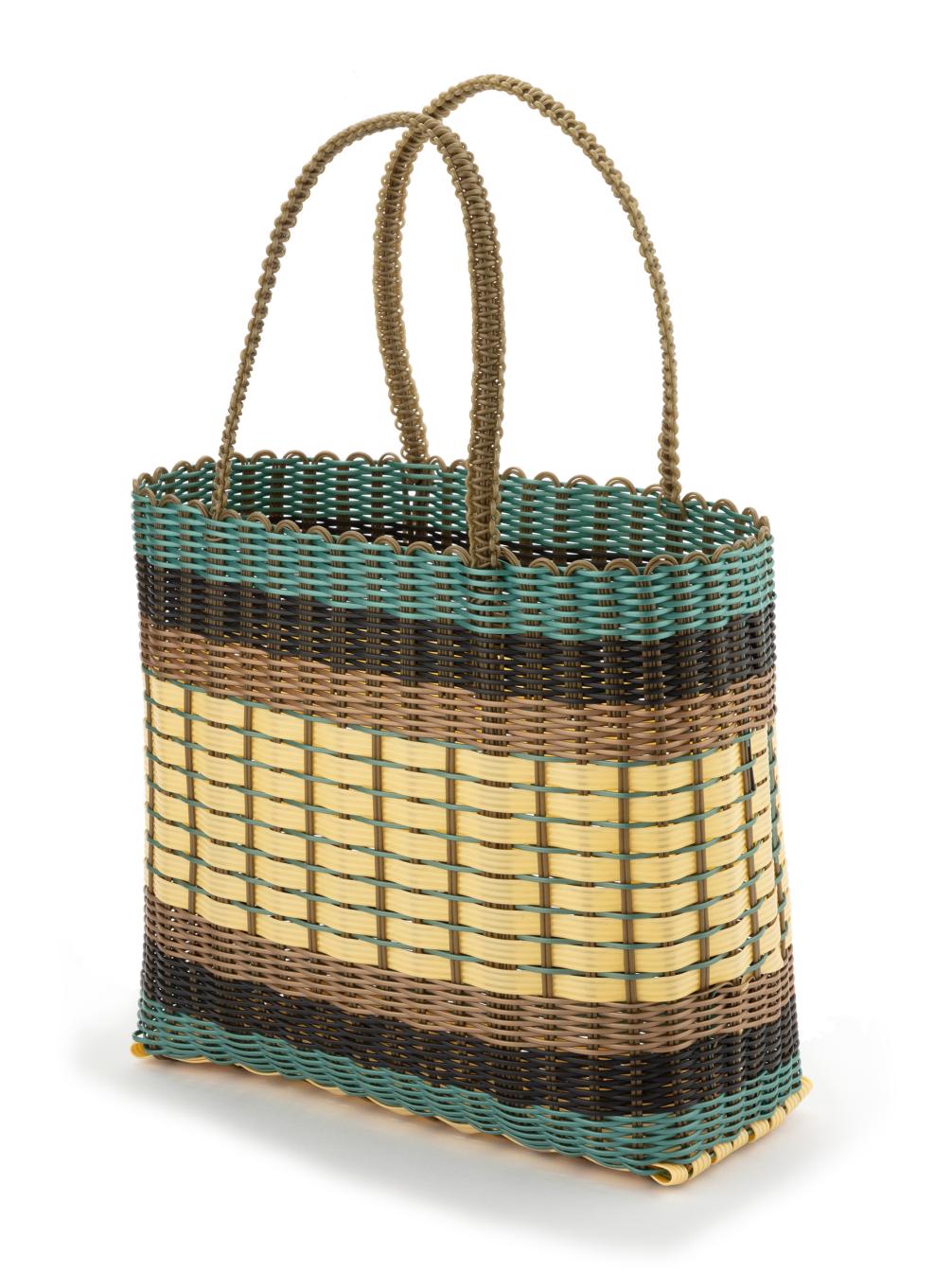 Small recycled plastic basket