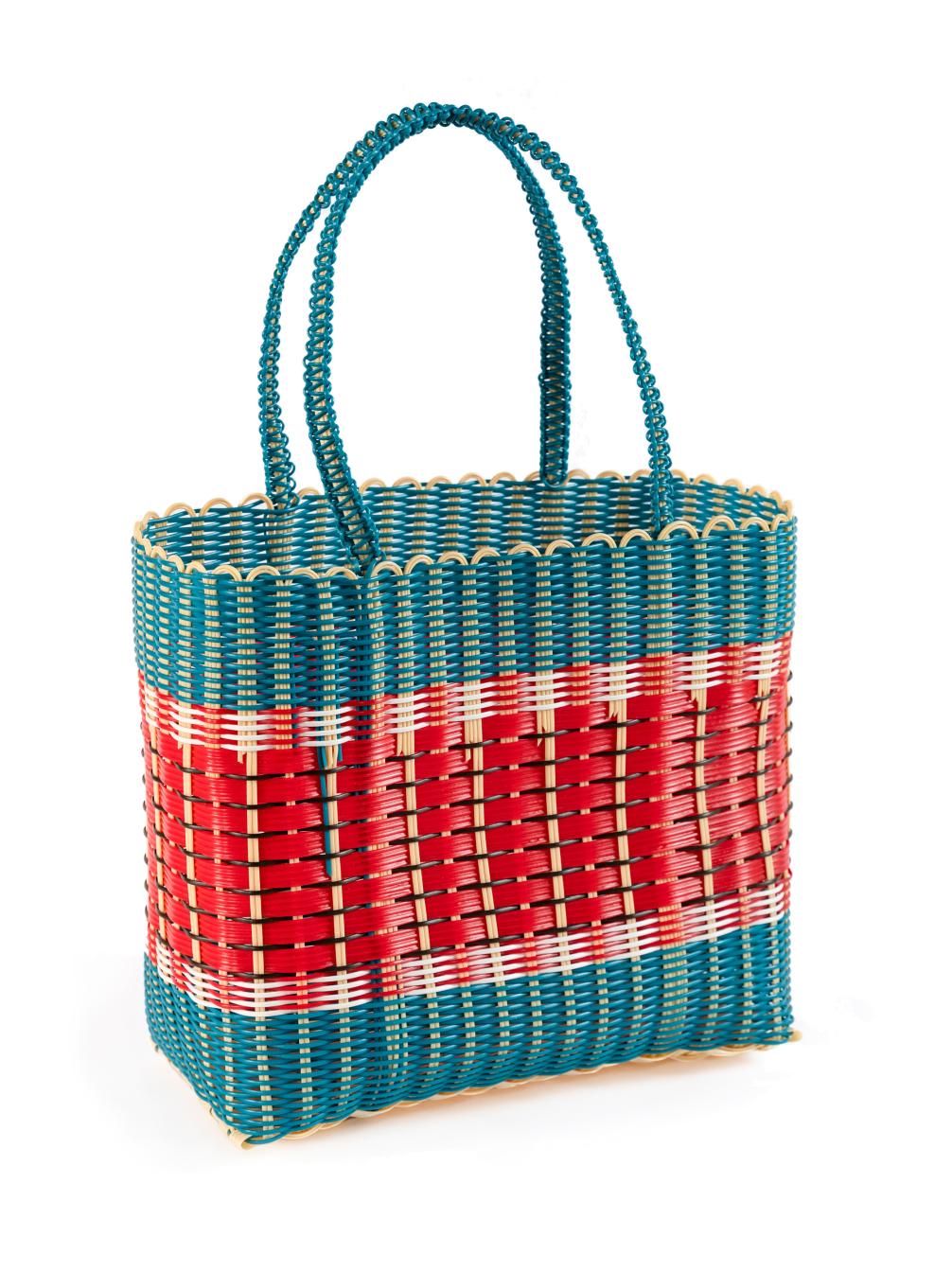 Large recycled plastic basket