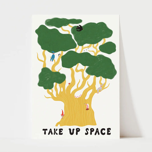 Take up space A4 print