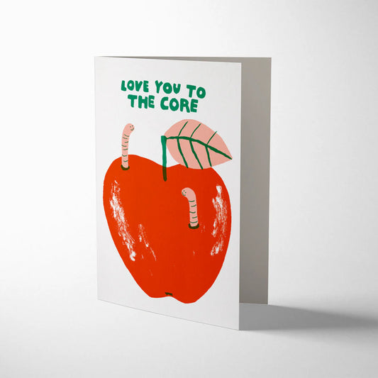 Love you to the core card