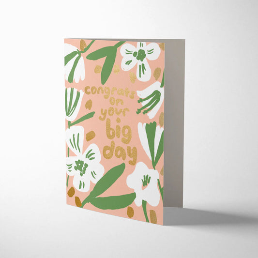 Congrats on your big day card
