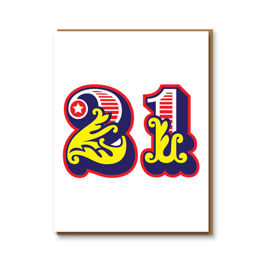 Age 21 big top card