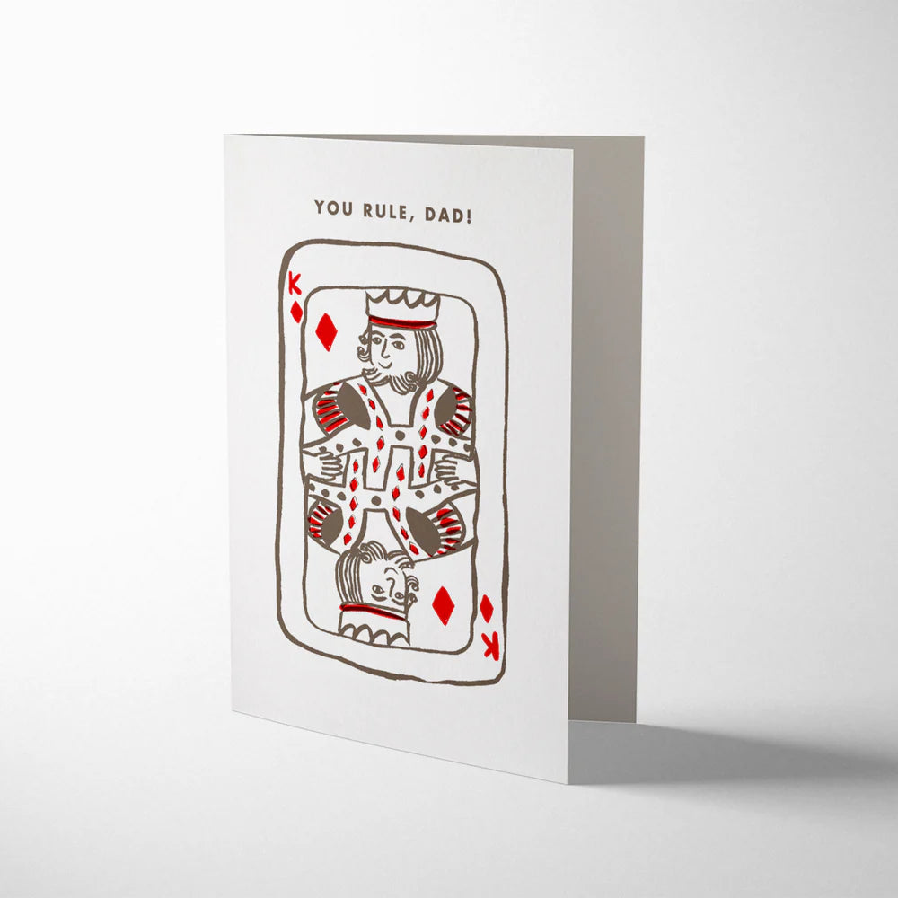King of diamonds Dad card