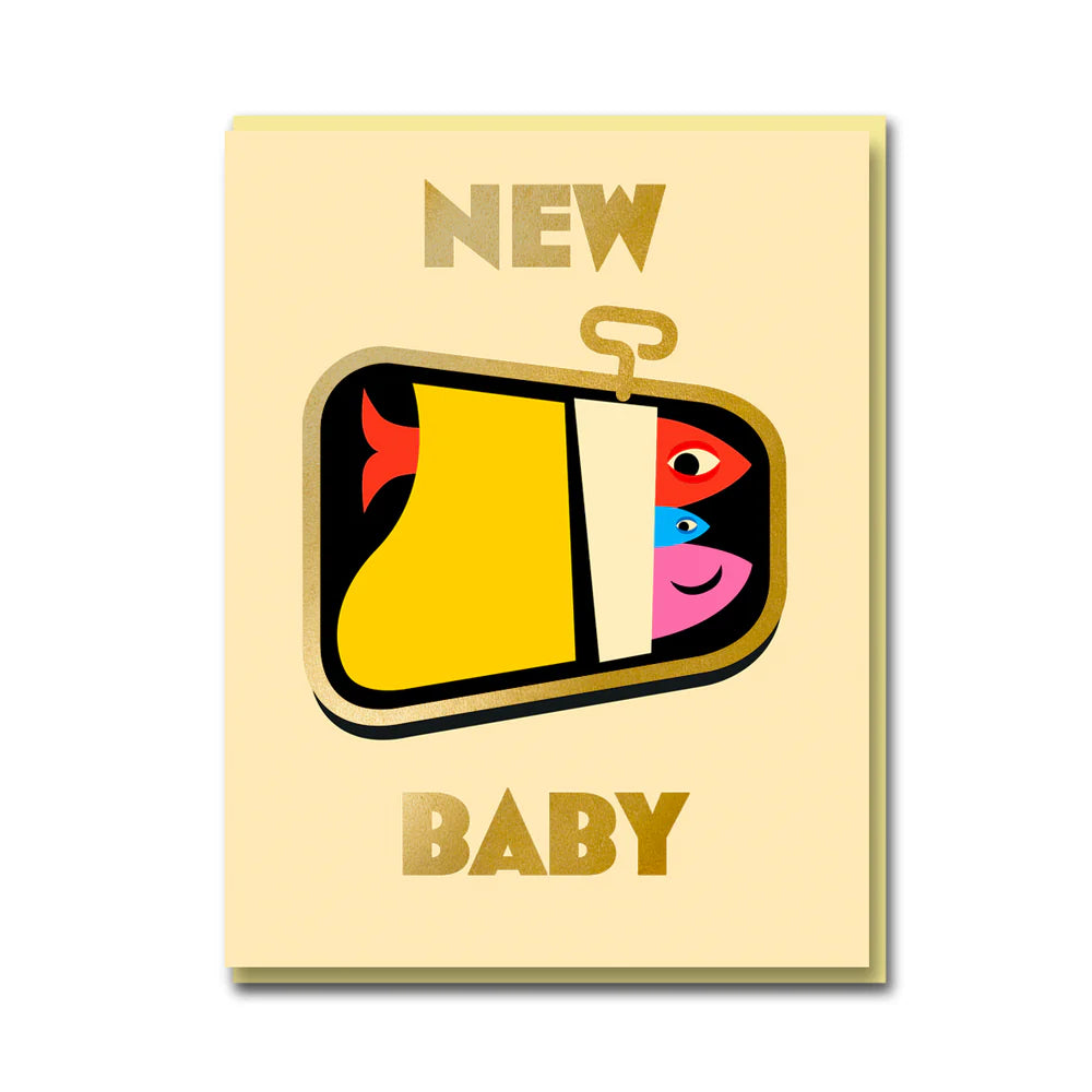 New baby sardines card