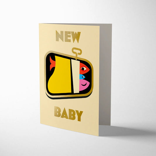 New baby sardines card