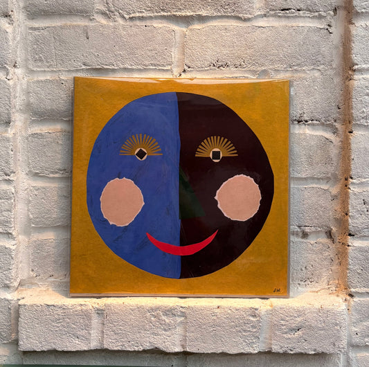 Victor van Fleet smiley face art print