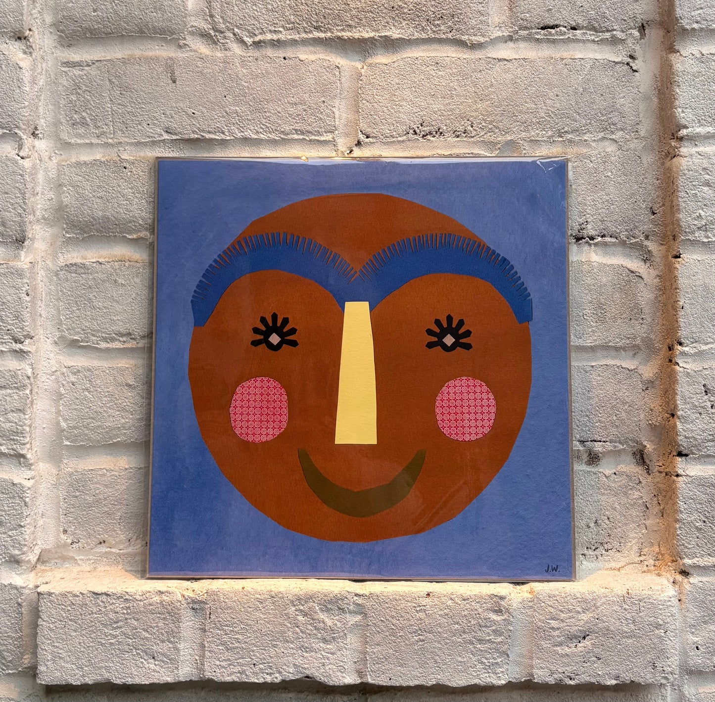 Jameela Johnson smiley face art print