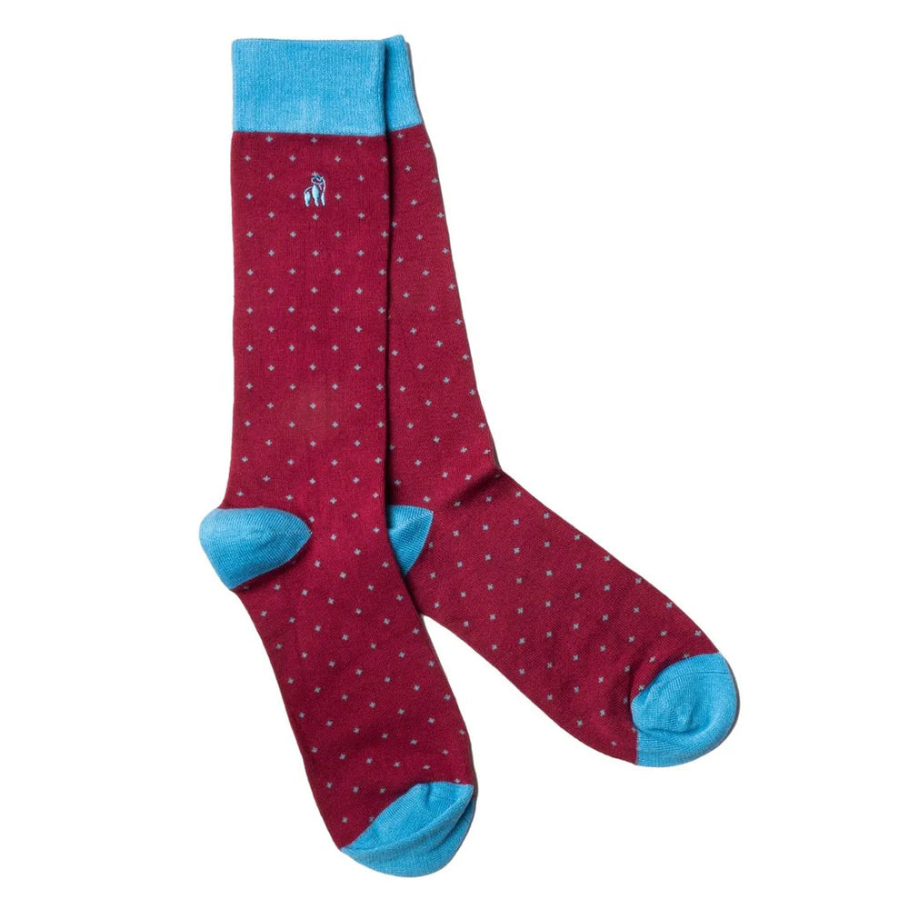 Spotty bamboo socks