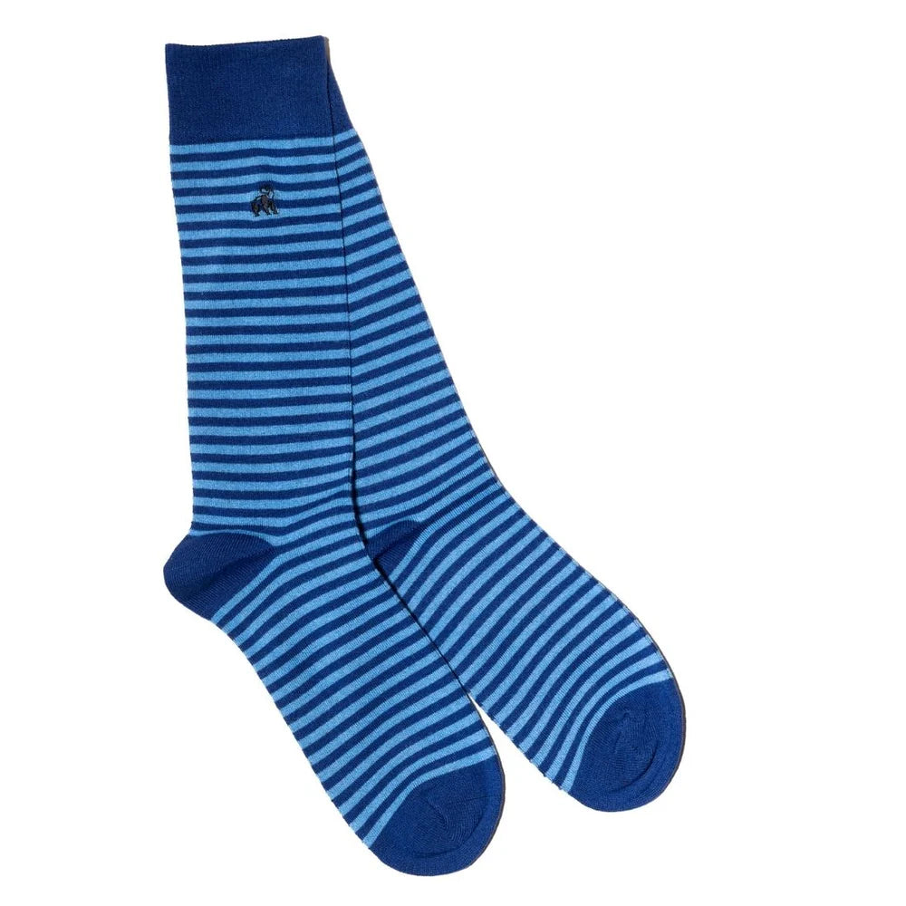 Striped bamboo socks