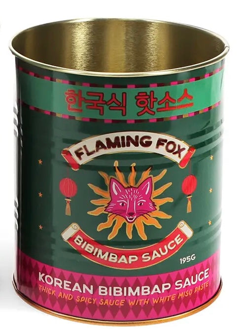 Small metal storage tin