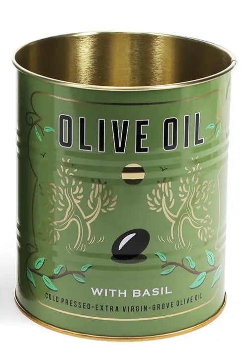 Small metal storage tin