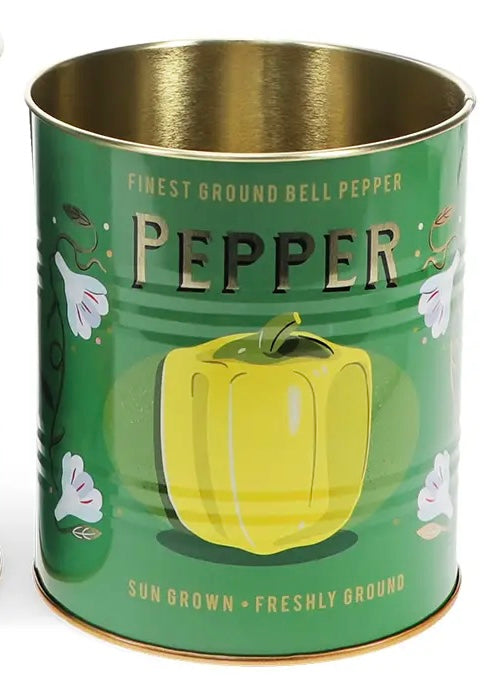 Small metal storage tin