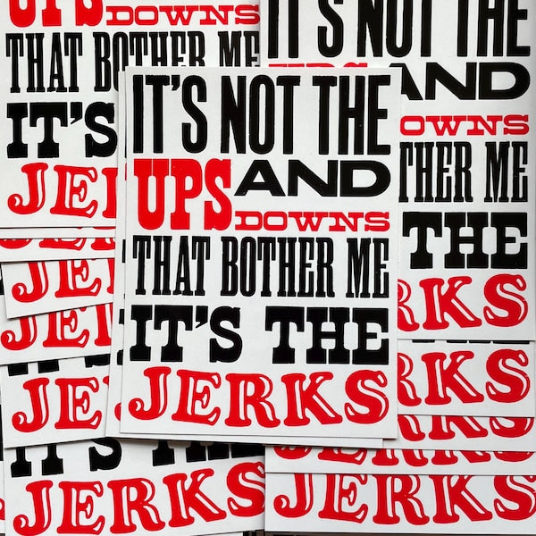 Jerks sticker