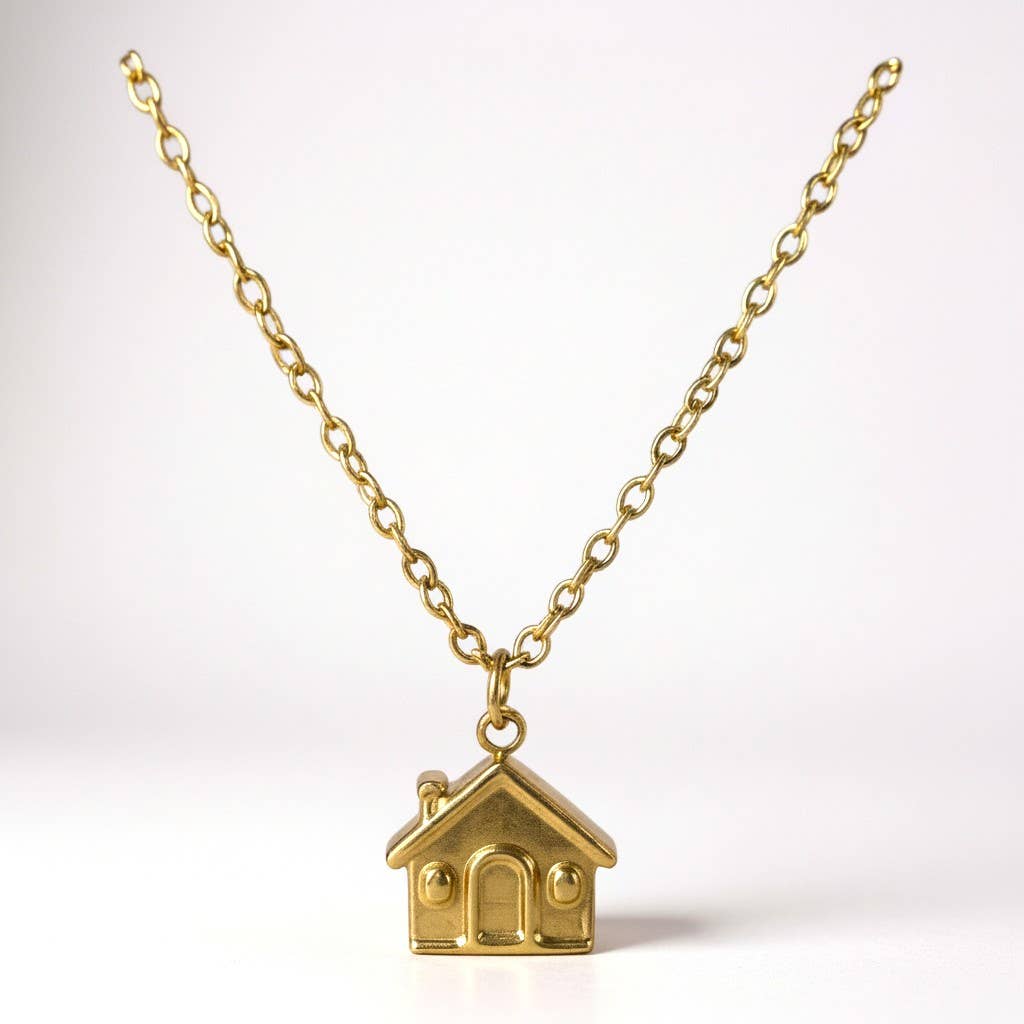 House pendant necklace