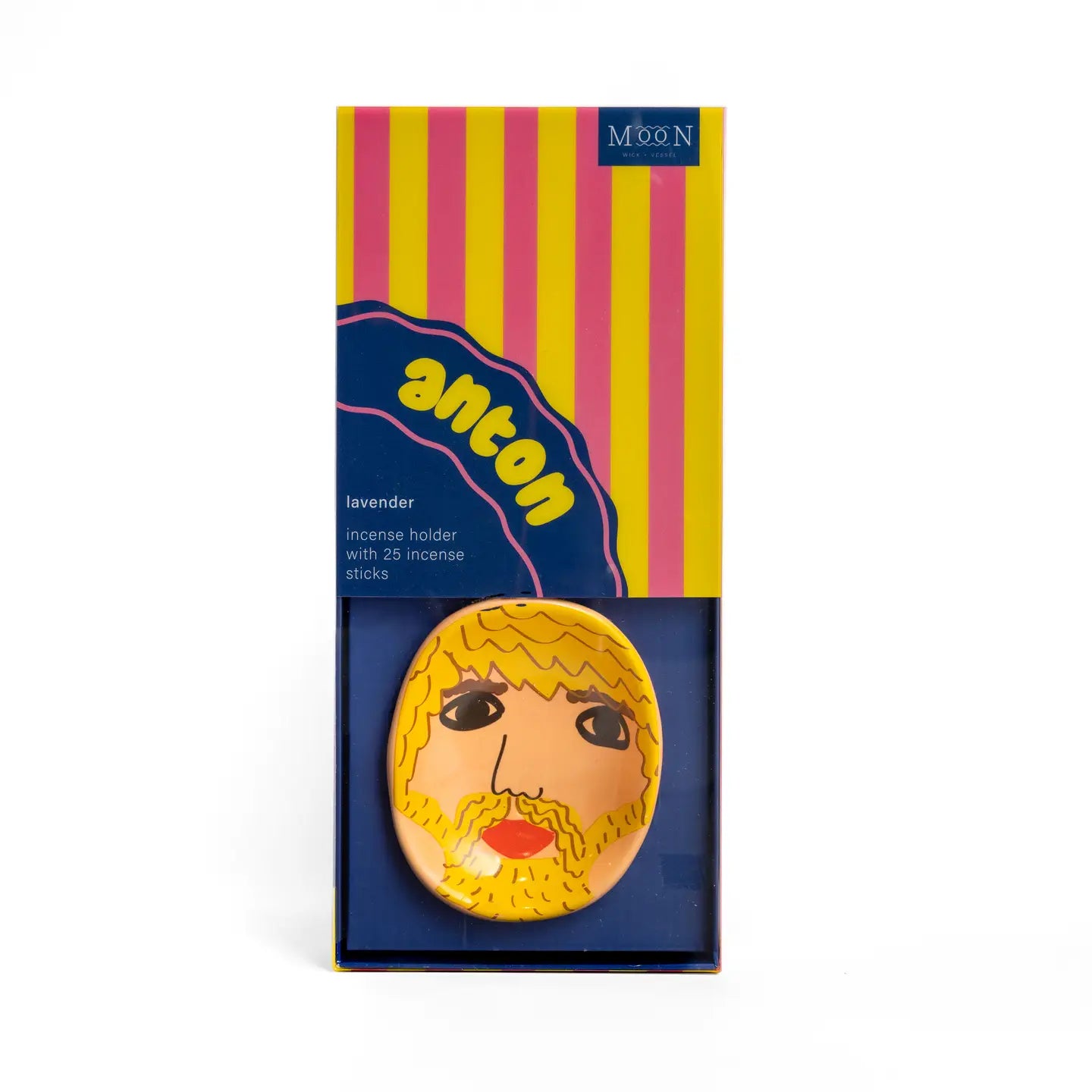 Faces incense holder and incense