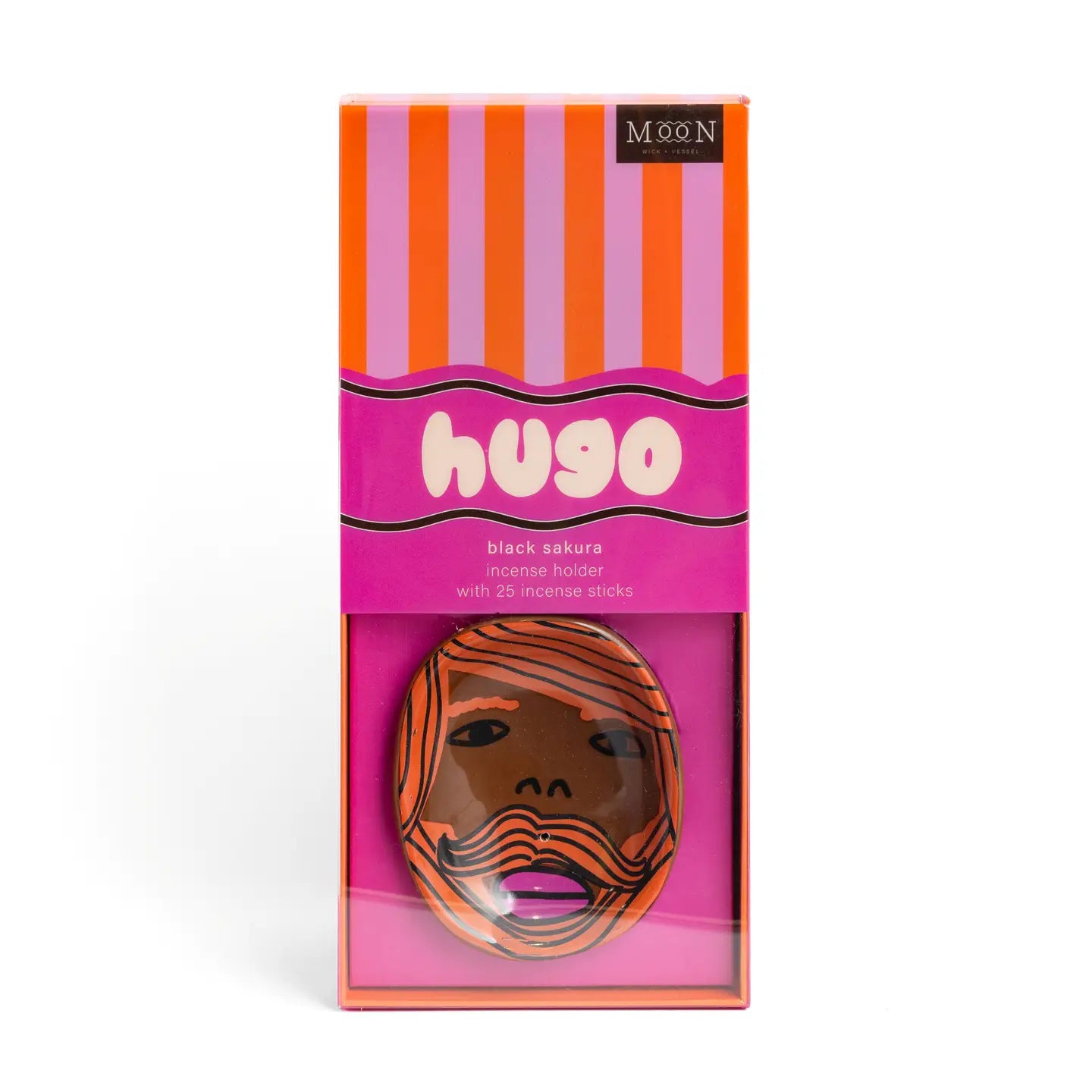 Faces incense holder and incense