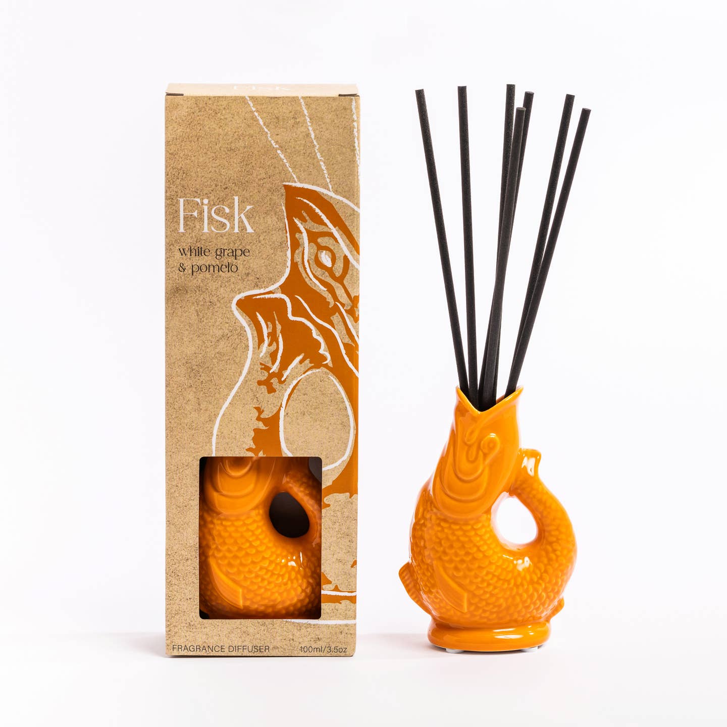 Orange fish diffuser