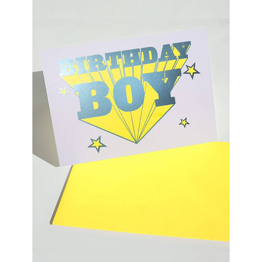 Birthday boy card