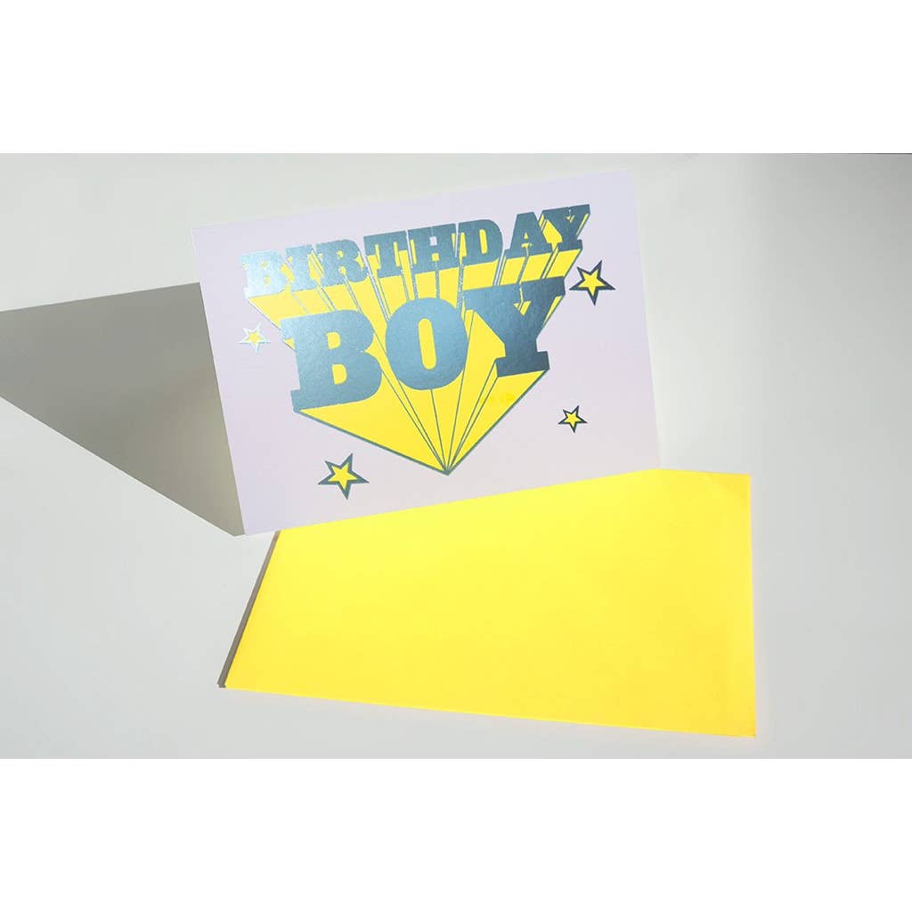 Birthday boy card