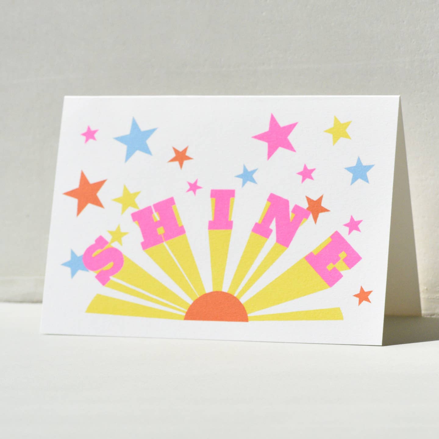 Shine greetings card