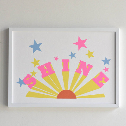 Shine A3 print