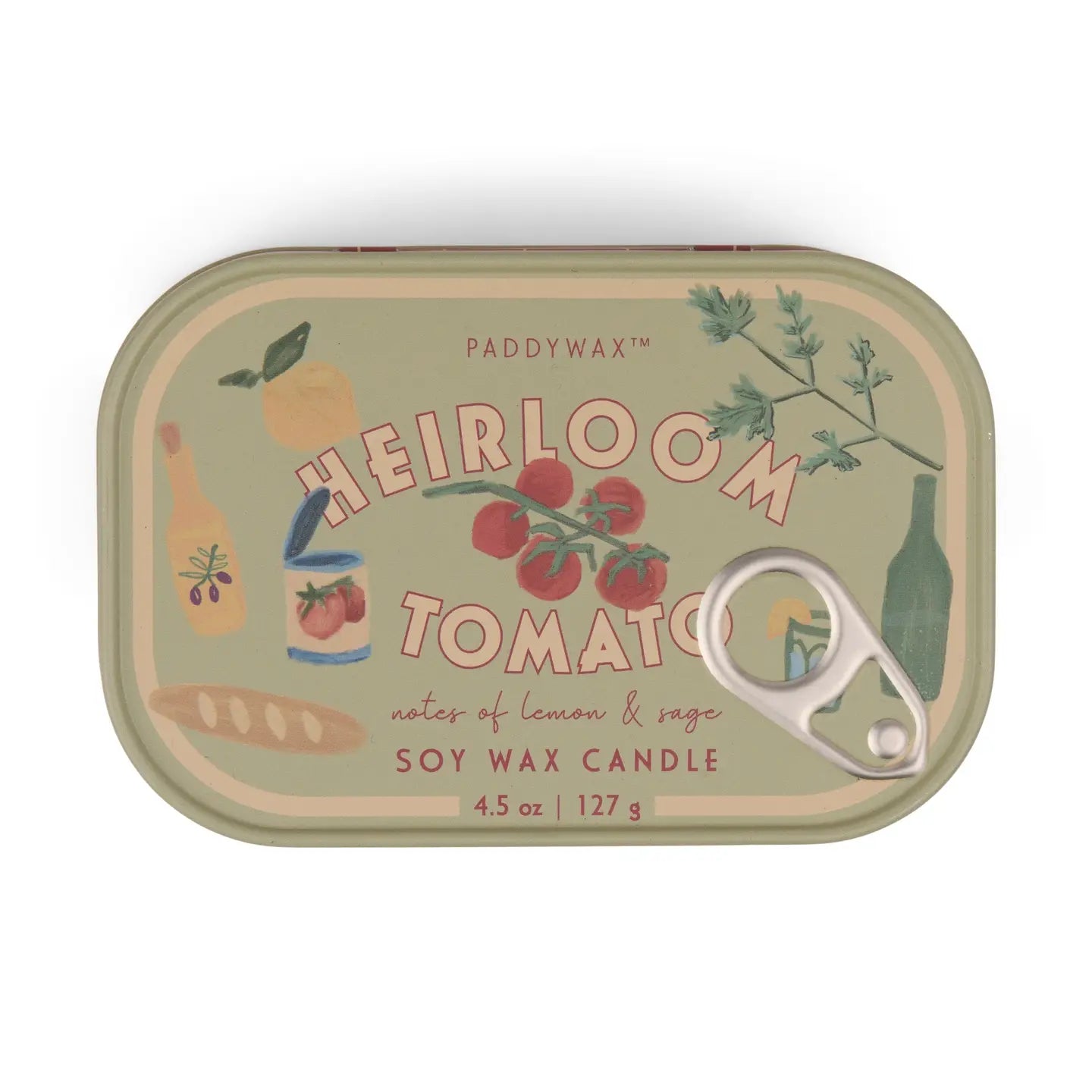 Candle in a tin